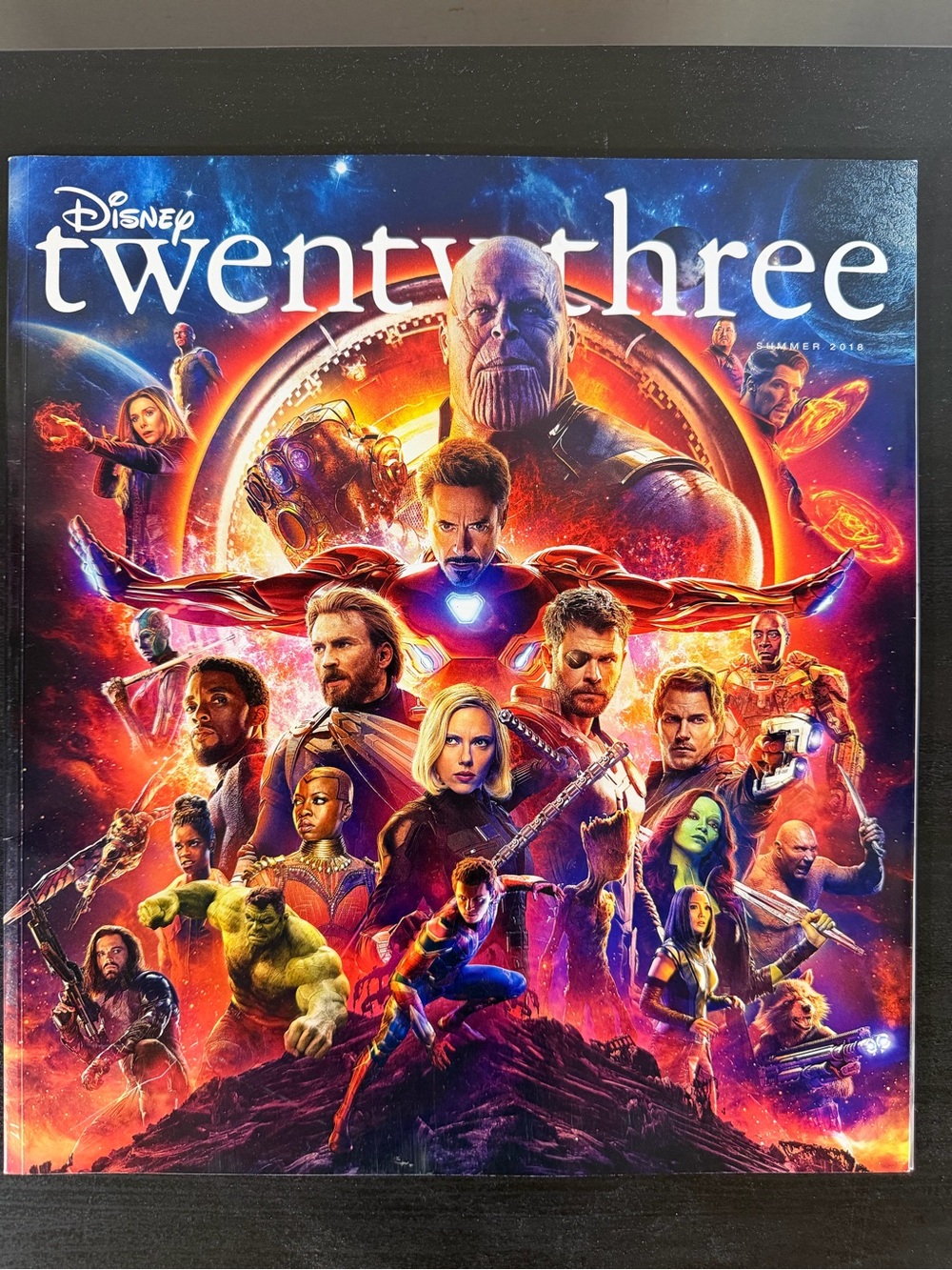 D23 Magazine Summer 2018 Avengers Infinity War Cover